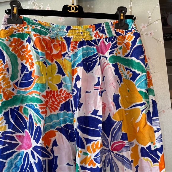 NWT Anthropologie Sisters Gulassa Floral Pajama Pants pjs New Lightweight - Picture 6 of 10